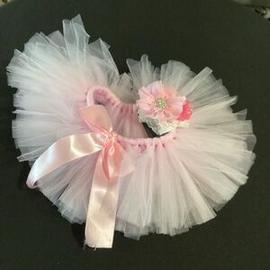 125. Pink Tutu & Headband Perfect for Photoshoots EUC